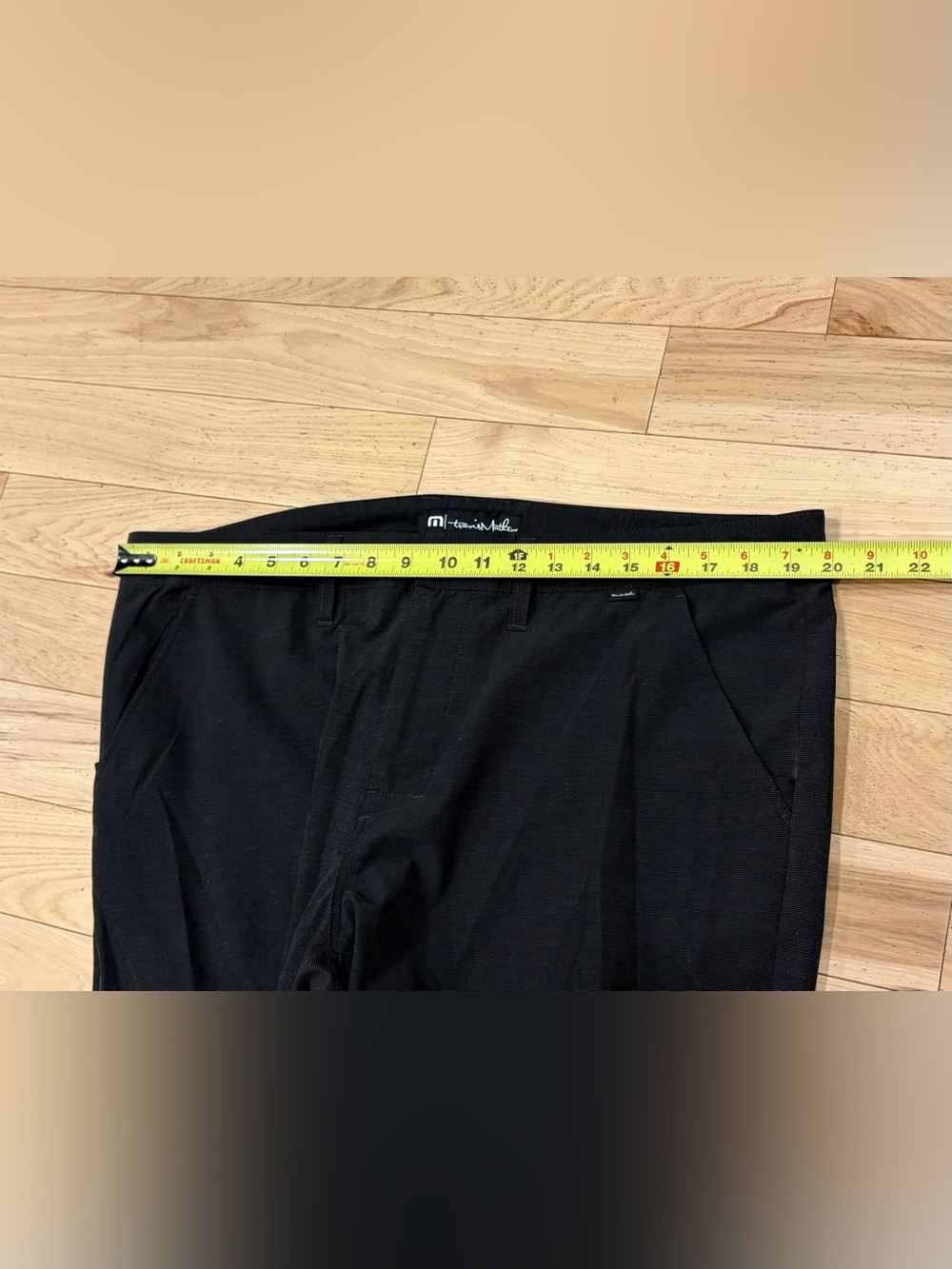 Travis Mathew Lightweight Black Grey Casual Dress Golf Pants - Men’s Size 38 - Picture 9 of 9